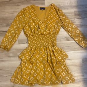 Mustard Yellow Spring Dress
